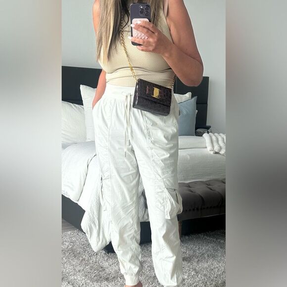 Salvatore Ferragamo Brown Croc Embossed Mini Bag with Gold Chain - Picture 12 of 12